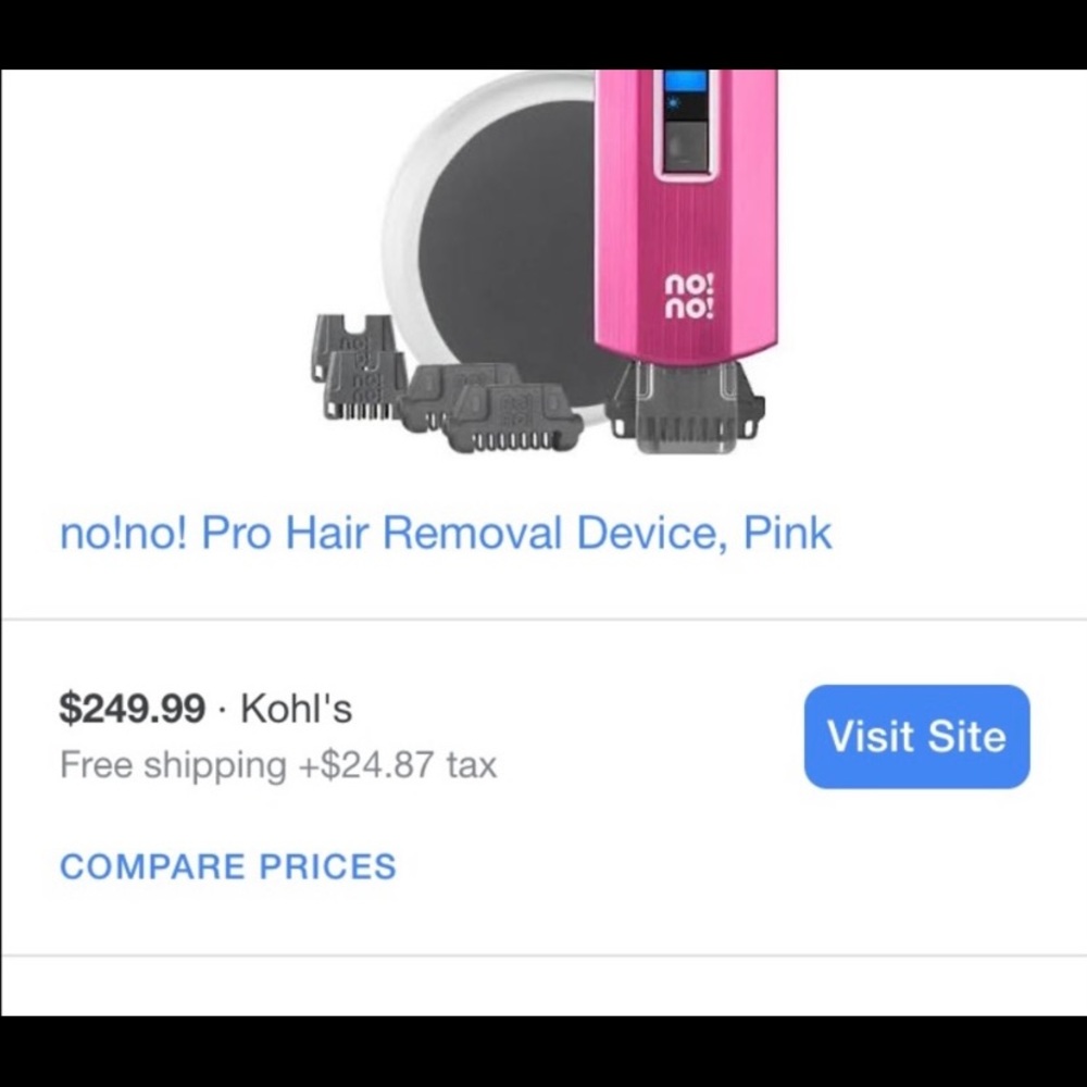 no!no! Hair removal device and accessories